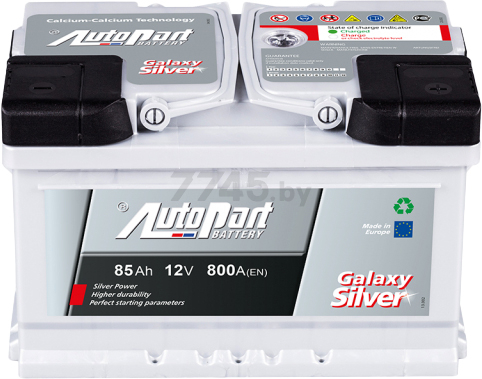 Аккумулятор автомобильный AUTOPART Galaxy Silver 85 А·ч (GL800) - Фото 2