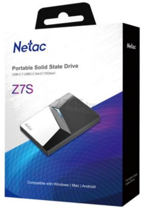 Внешний SSD диск NETAC Z7S 960GB (NT01Z7S-960G-32BK) - Фото 5