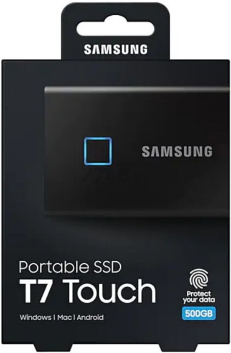 Внешний SSD диск SAMSUNG T7 Touch 500GB Black (MU-PC500K/WW) - Фото 9