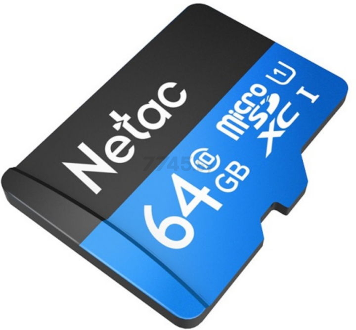 Карта памяти NETAC MicroSD 64 Гб P500 Standard (NT02P500STN-064G-S) - Фото 2