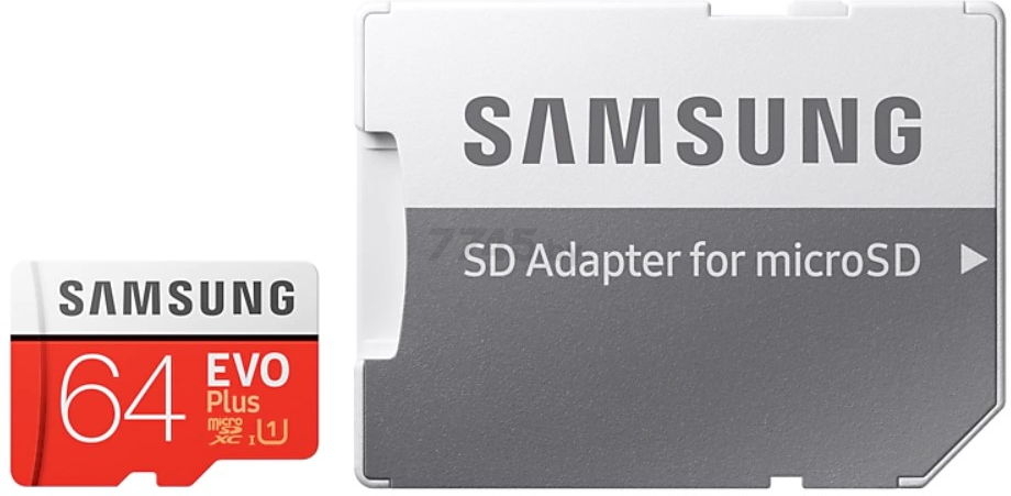 Карта памяти SAMSUNG MicroSDXC 64 Гб EVO plus 2020 с адаптером SD (MB-MC64HA/RU) - Фото 6