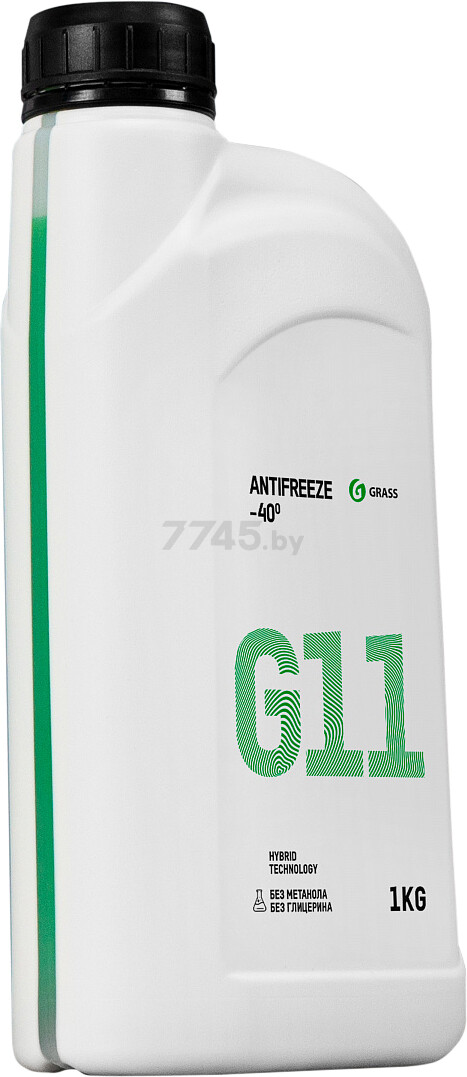 Антифриз G11 зеленый GRASS 1 кг (110329)