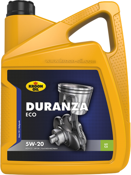 Моторное масло 5W20 синтетическое KROON-OIL Duranza ECO 5 л (35173)
