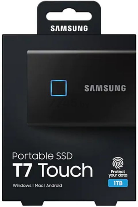 Внешний SSD диск SAMSUNG T7 Touch 1TB Black (MU-PC1T0K/WW) - Фото 9