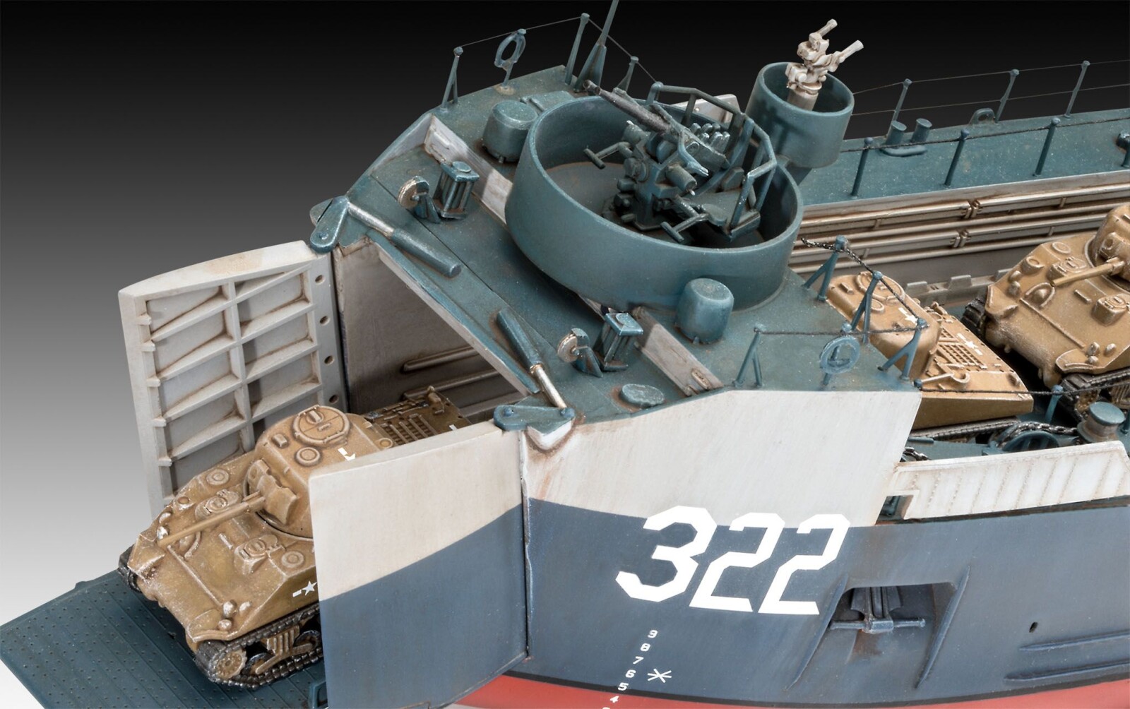 Сборная модель REVELL Средний десантный корабль U.S. Navy 1:144 (5169) - Фото 4