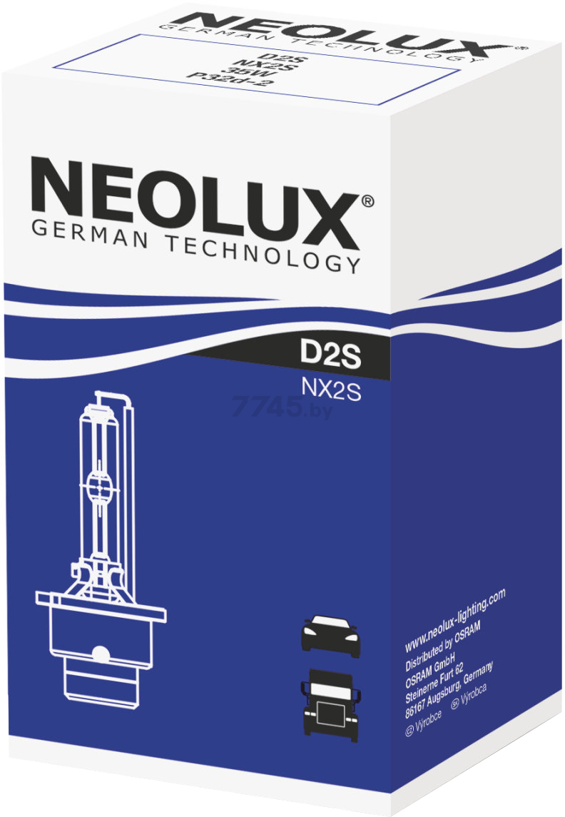 Лампа ксеноновая автомобильная NEOLUX Standard D2S (D2S-NX2S) - Фото 2