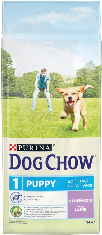 Сухой корм для щенков DOG CHOW Puppy ягненок 14 кг (7613034945259) - Фото 4