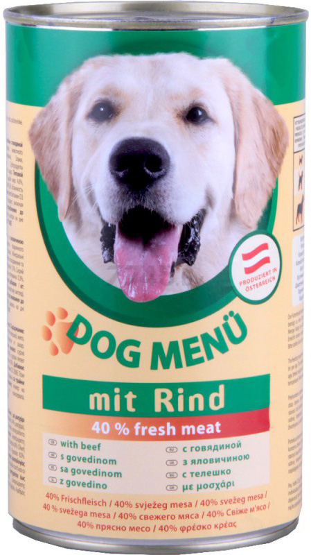 Влажный корм для собак DOG MENU говядина консервы 415 г (30197) - Фото 2