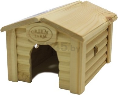 Домик для мелких грызунов GREEN FARM Дом с коньковой крышей И-224 (2000119430079)