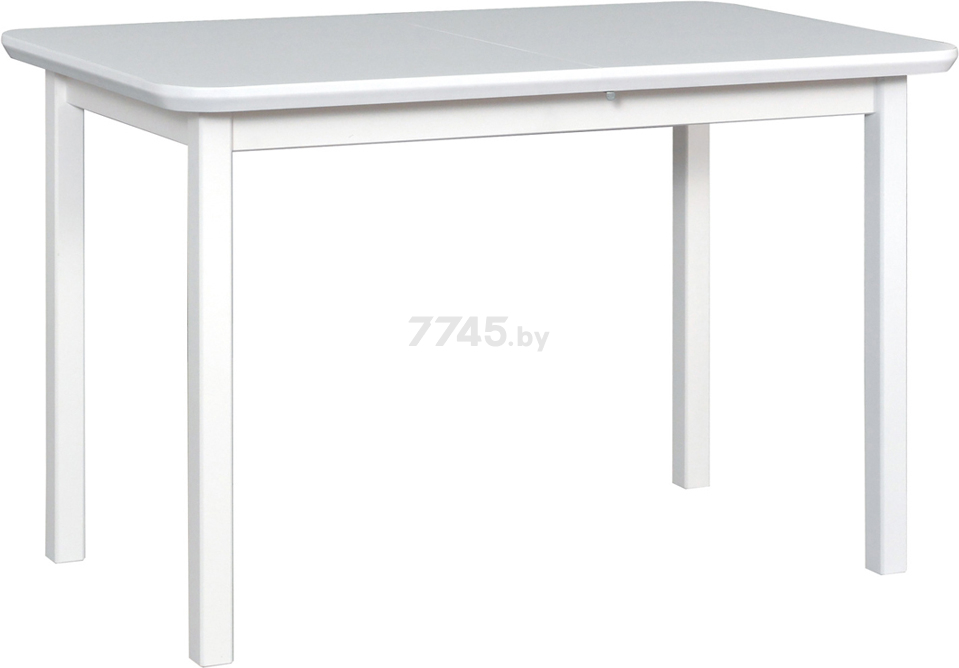 Стол кухонный DREWMIX Max 4 S белый 120-150х70х76 см (65555)