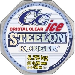 Леска монофильная KONGER Steelon Cristal Clear Ice 0,14 мм/50 м (240-050-014)