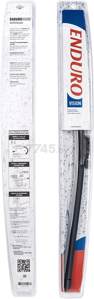 Щетка стеклоочистителя DENSO Endurovision Flat 600 мм (EFR-060) - Фото 2