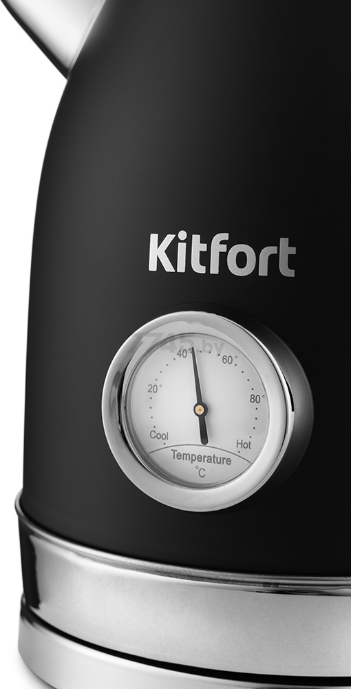 Электрочайник KITFORT KT-6102-1 черный с серебром - Фото 2