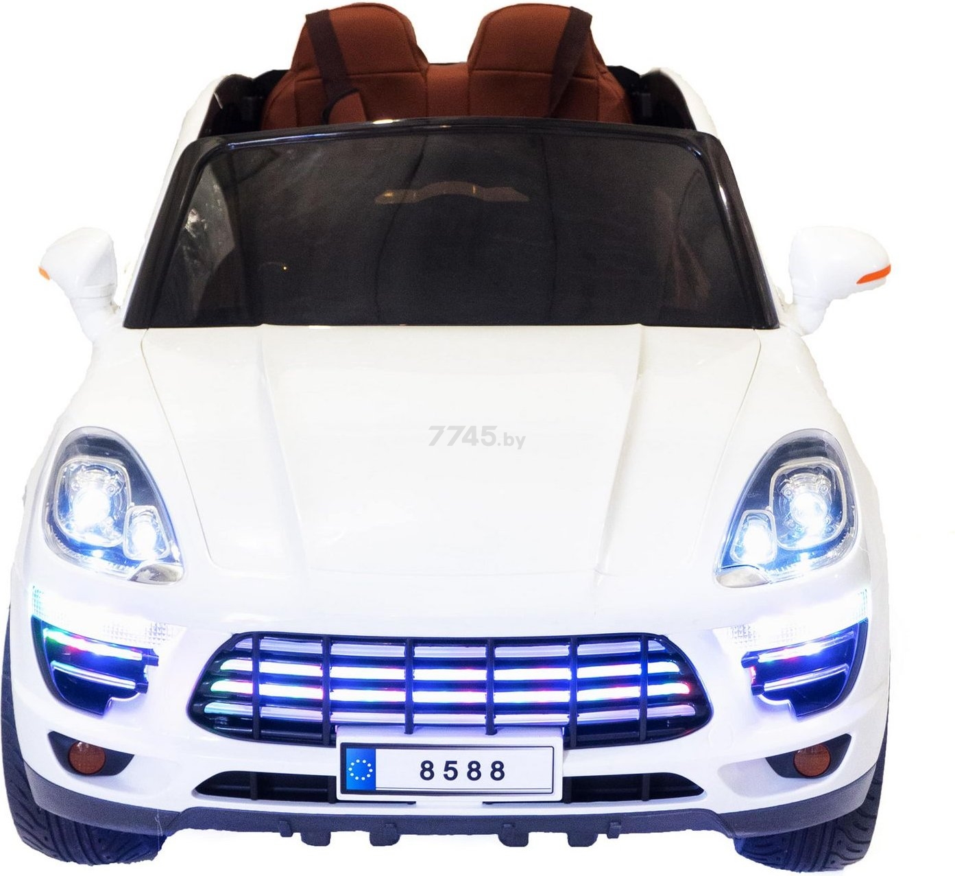 Электромобиль детский RS Porsche Macan белый - Фото 3
