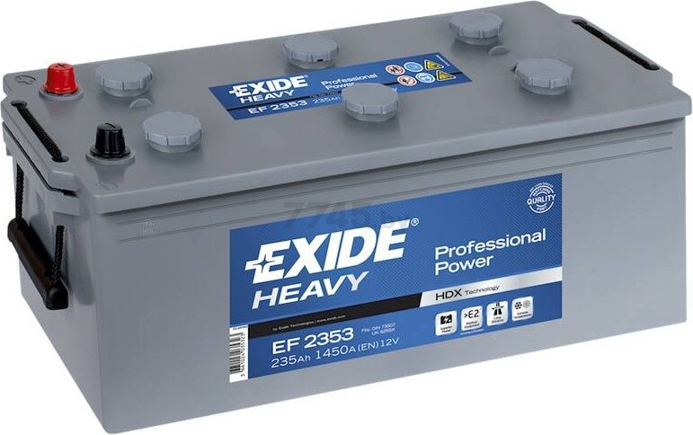 Аккумулятор для грузовых автомобилей EXIDE Professional Power 235 А·ч (EF2353)