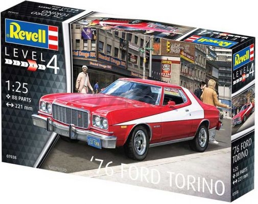 Сборная модель автомобиля REVELL Ford Torino 76 1:25 (7038) - Фото 8