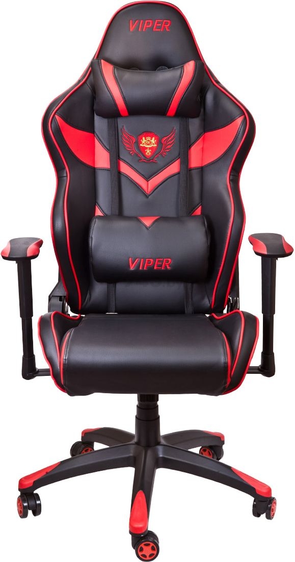 Кресло геймерское AKSHOME Viper черный/красный (45706) - Фото 2