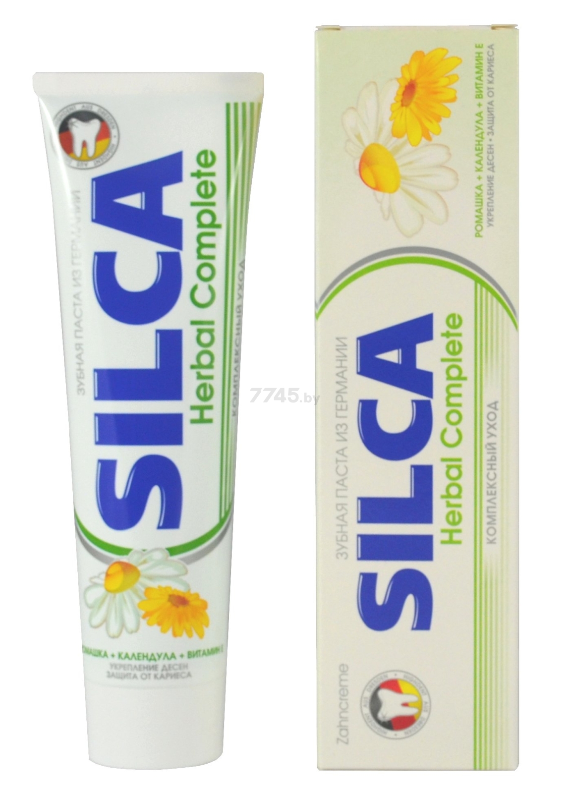 Зубная паста SILCA Herbal Сomplete 100 мл (0161054104) - Фото 2