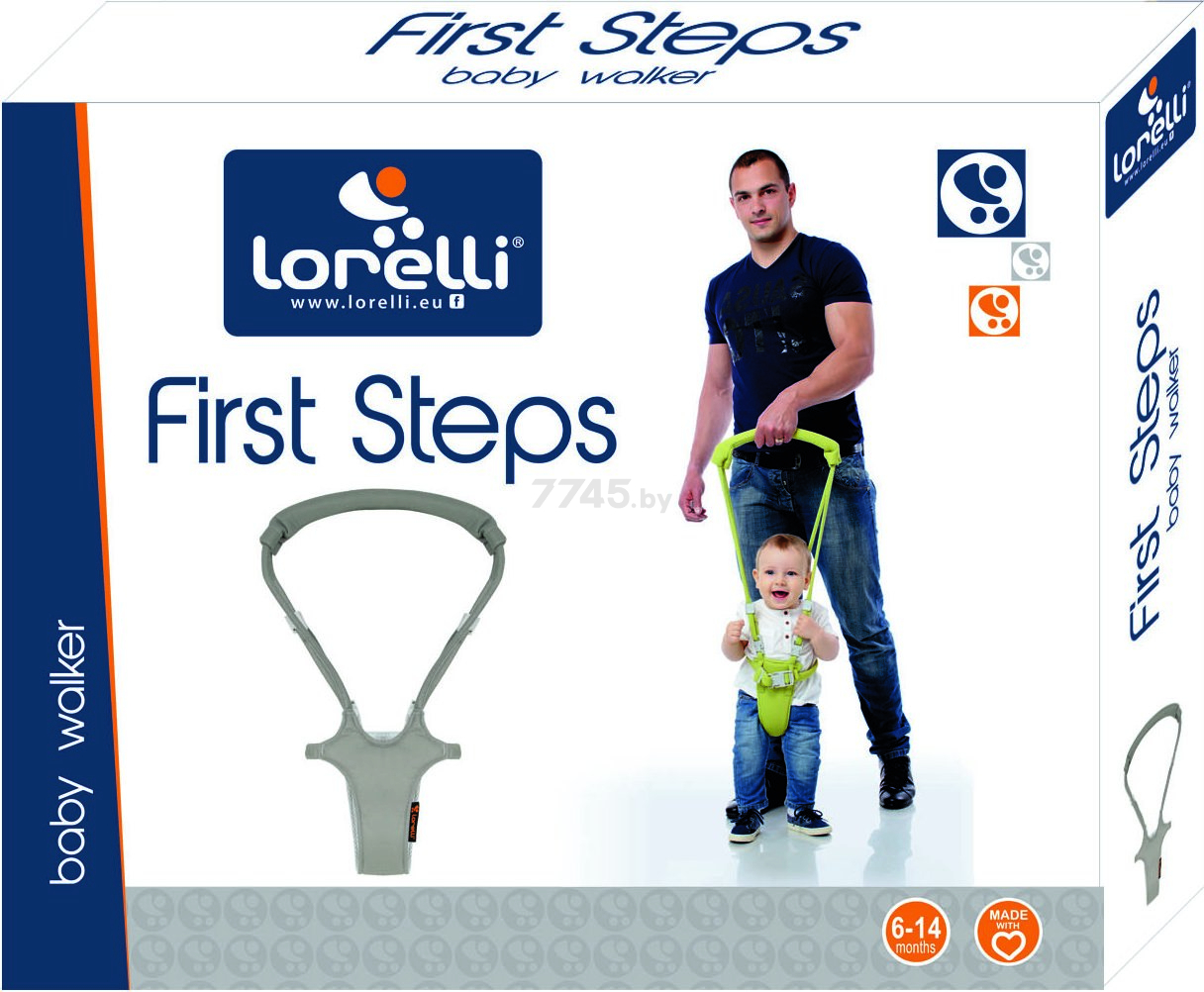 Ходунки-вожжи текстильные LORELLI First Steps Blue (10010091307) - Фото 2