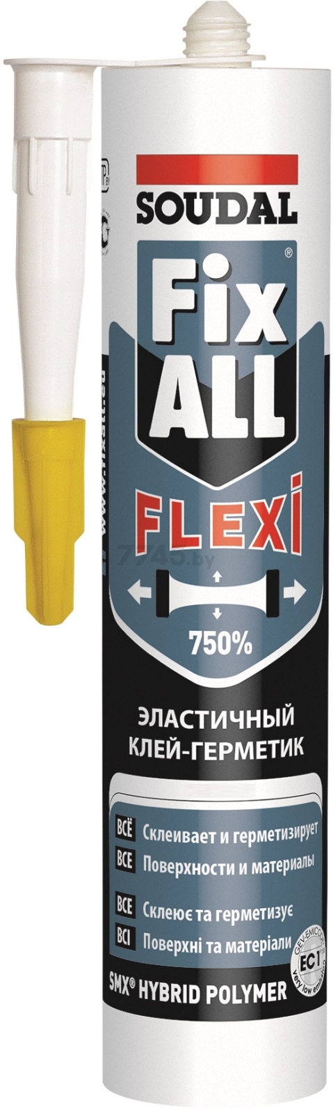 Клей-герметик SOUDAL Fix All Flexi белый 290 мл (117383)