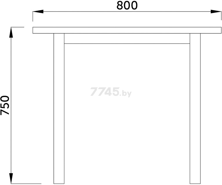 Стол кухонный FORT Круглый ЛДСП ясень шимо светлый/хром 80x75 см (61897) - Фото 2
