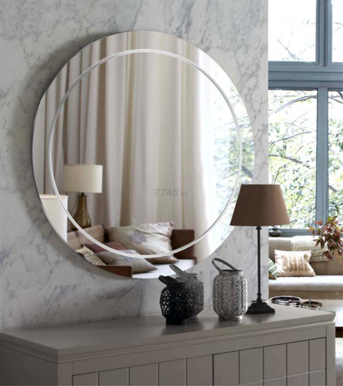 Зеркало для ванной АЛМАЗ-ЛЮКС Г (Г-035) - Фото 3