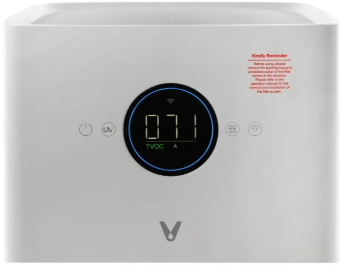 Очиститель воздуха VIOMI Smart Air Purifier Pro UV (VXKJ03) - Фото 4