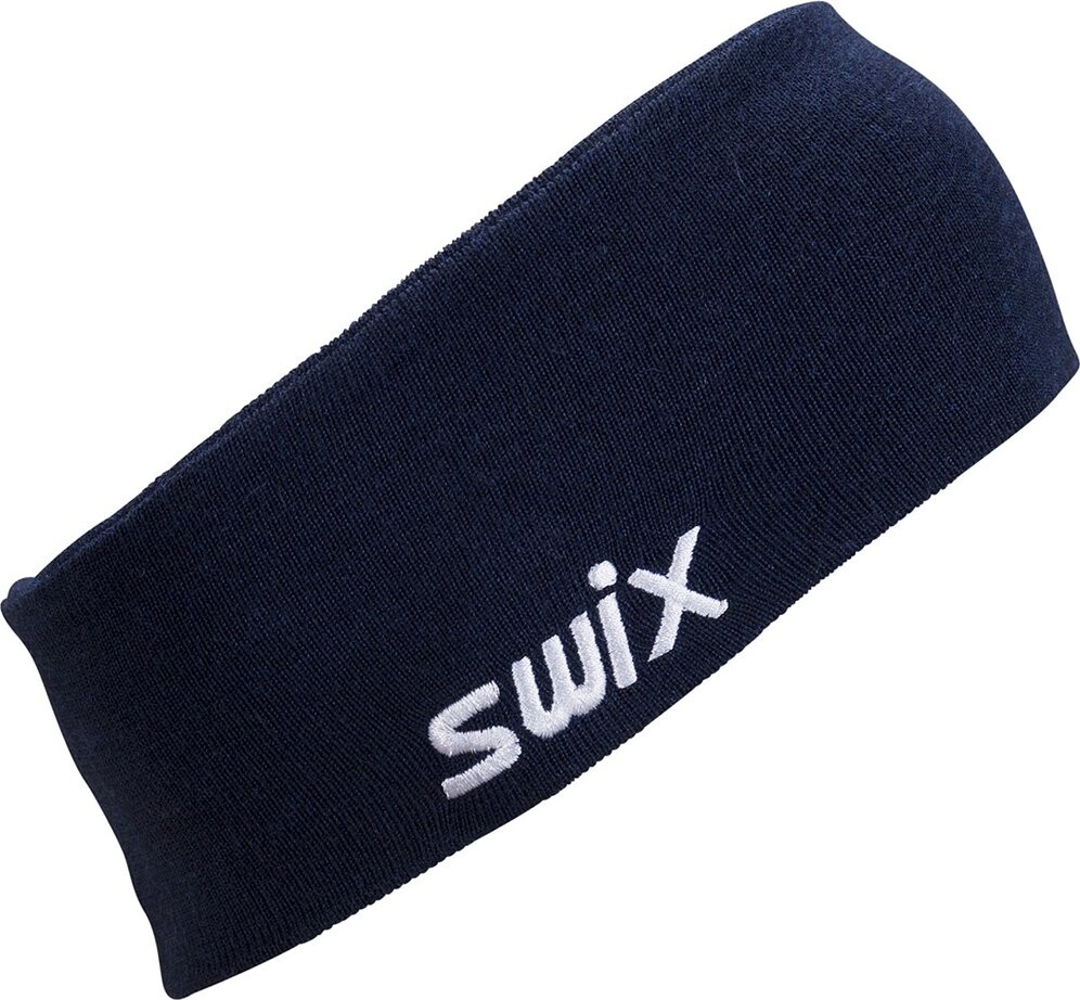 Повязка на голову лыжная SWIX Tradition темно-синий размер 56 (46674-75100-56)