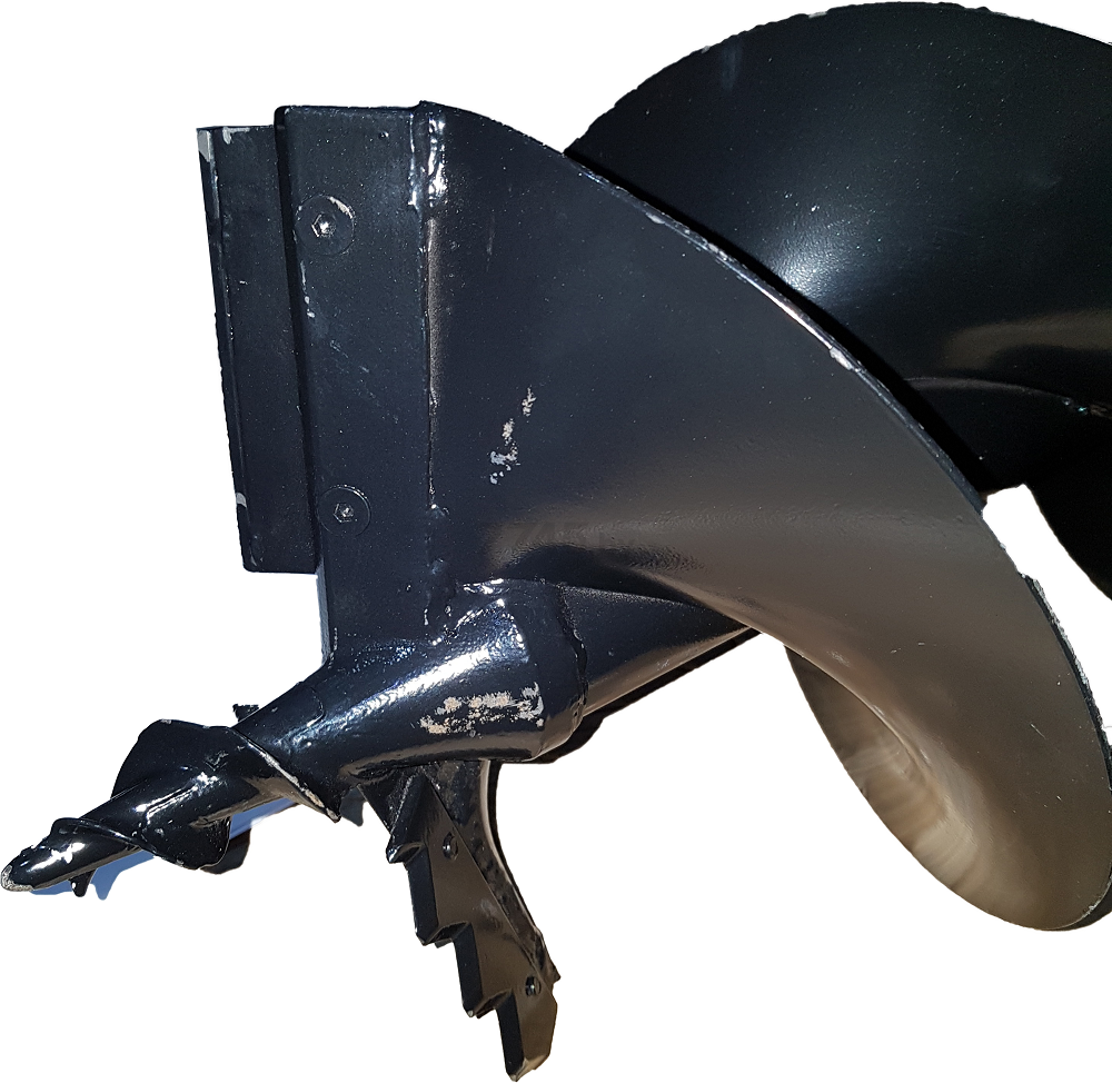 Шнек для мотобура 250х800 мм почвенный двухзаходный FUBAG GR2 (838274) - Фото 4