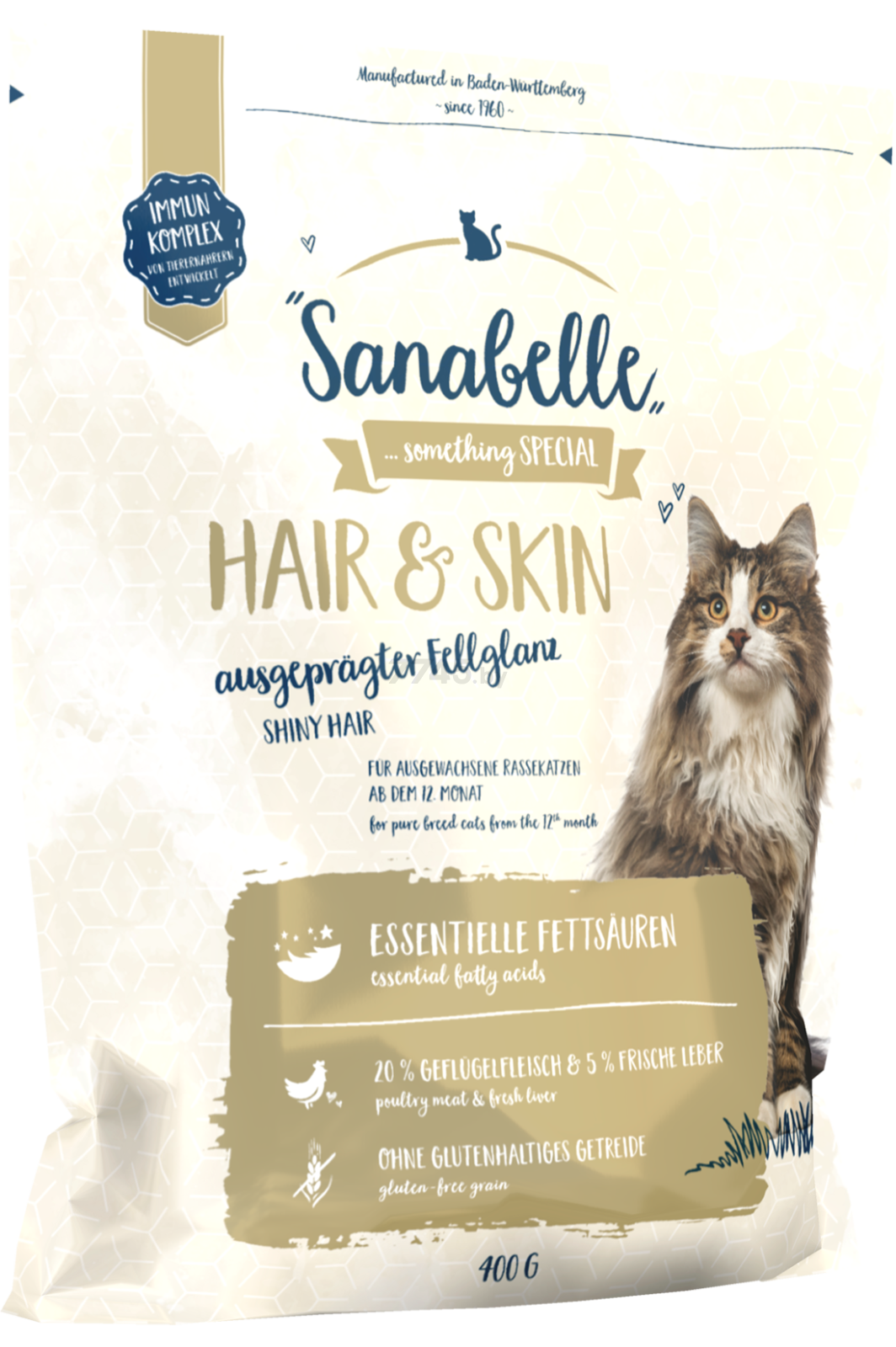 Сухой корм для кошек BOSCH Sanabelle Hair&Skin 0,4 кг (4015598017039)