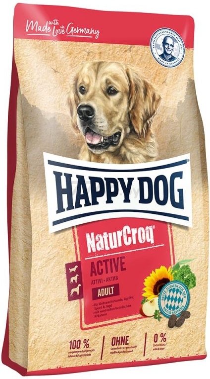 Сухой корм для собак HAPPY DOG NaturCroq Active 15 кг (60530)