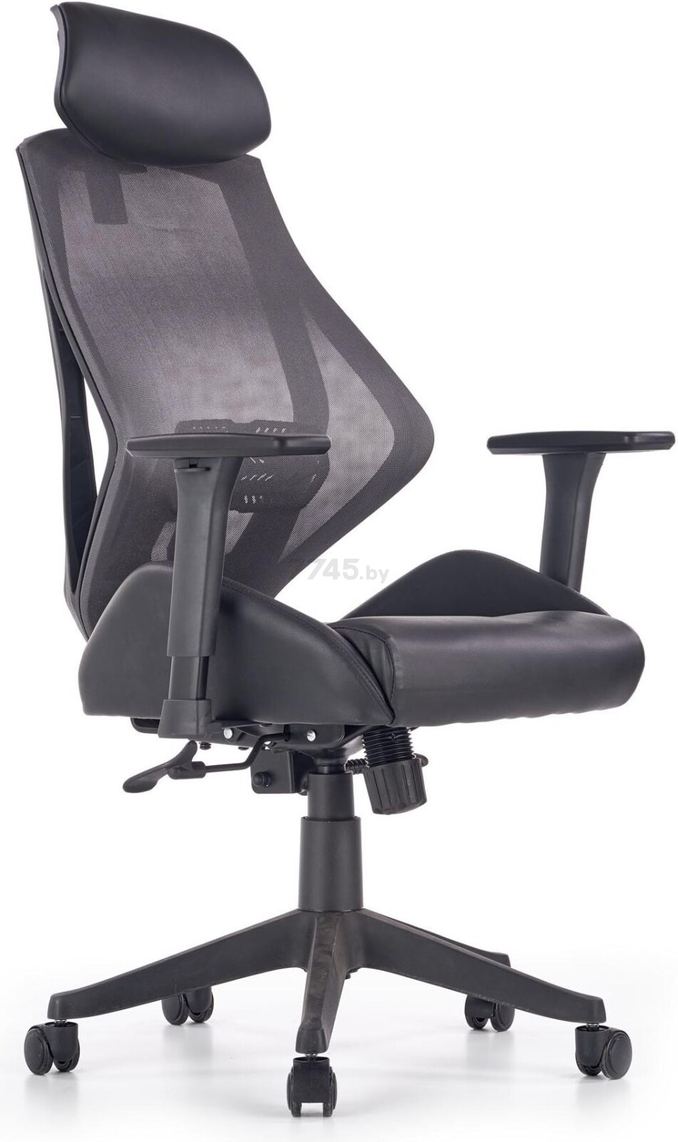 Кресло компьютерное HALMAR Hasel черный/серый (V-CH-HASEL-FOT)