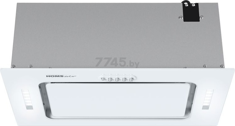 Вытяжка встраиваемая HOMSAIR Crocus Push 52 Glass белый (УТ000011180) - Фото 3