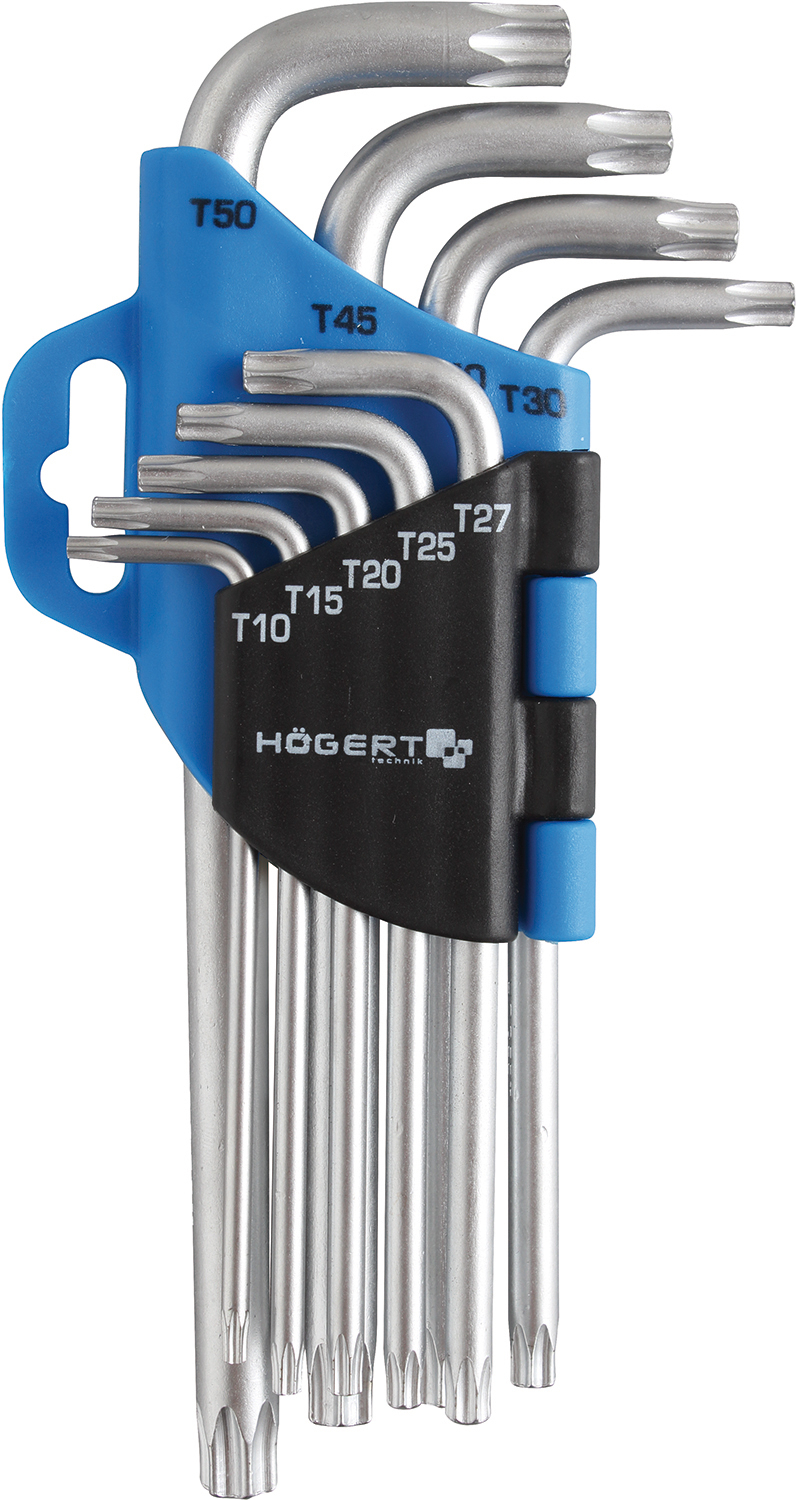 Набор ключей Torx Т10-Т50 9 предметов HOEGERT (HT1W814)