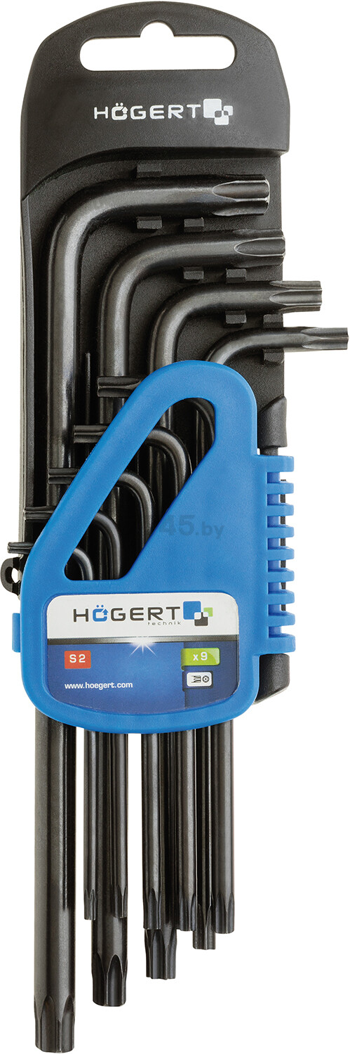 Набор ключей Torx Т10-Т50 9 предметов HOEGERT (HT1W816)