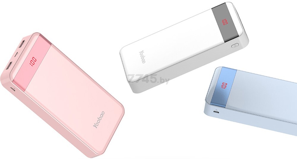 Power Bank YOOBAO M20Pro 20000 mAh Pink - Фото 3