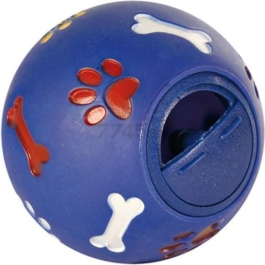 Игрушка для собак TRIXIE Snack Ball Мяч с отверстием для лакомств d 7 см (3492)
