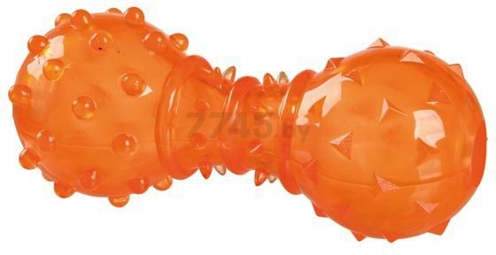 Игрушка для собак TRIXIE Snack Dumbbell Гантель с отверстием для лакомств 12 см (34930) - Фото 3