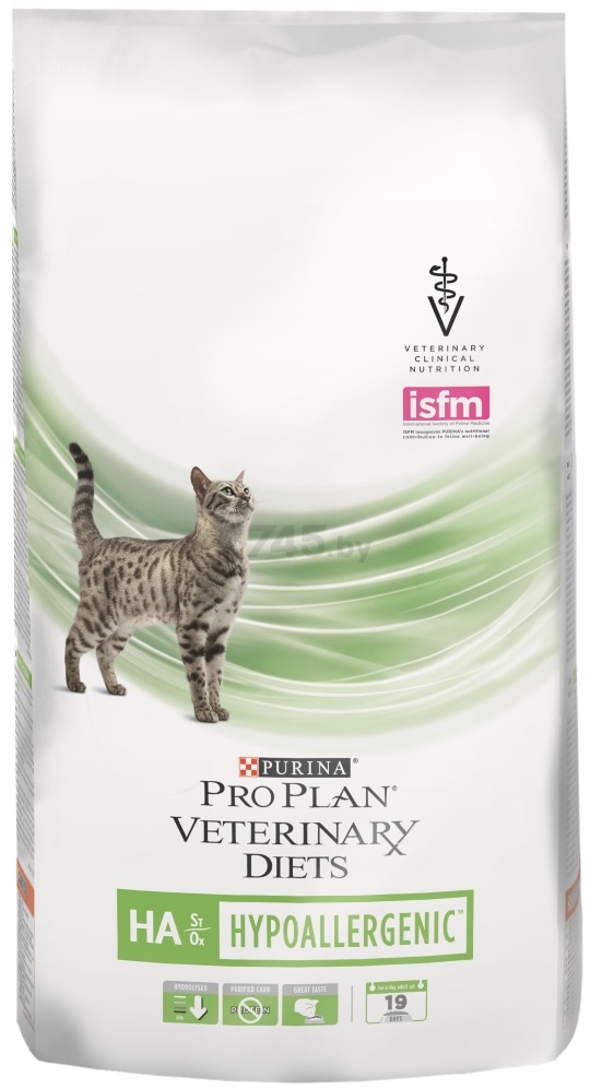 Сухой корм для кошек PURINA PRO PLAN HA ST/OX Hypoallergenic 1,3 кг (7613287597458) - Фото 3