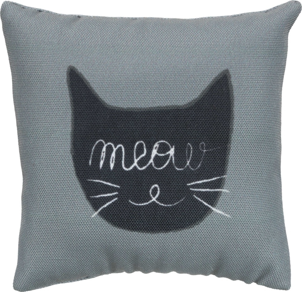 Игрушка для кошек TRIXIE Подушка Meow с кошачьей мятой 10 см (45483)
