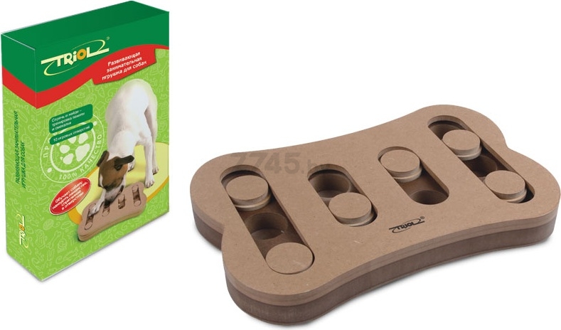Игрушка для собак TRIOL Счеты 30x19,5x3,2 см (12171001) - Фото 3