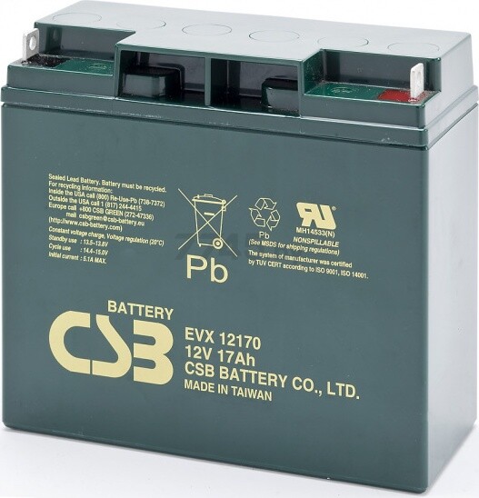 Аккумулятор для ИБП CSB EVX 12170 (7946) - Фото 2