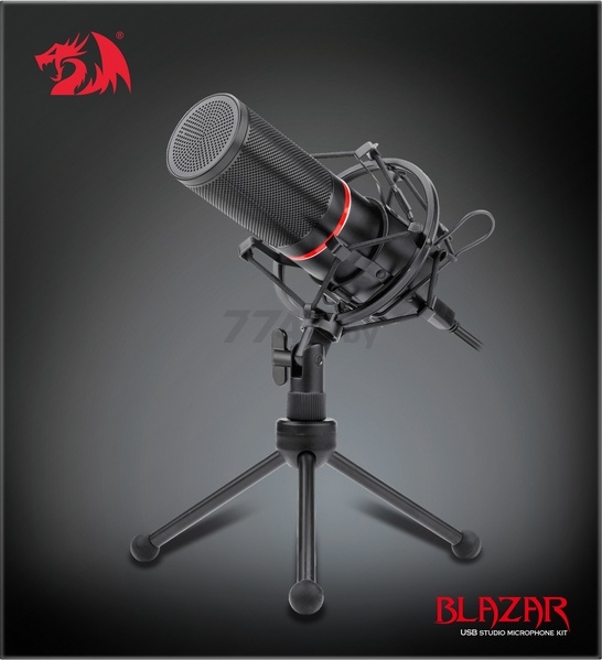 Игровой микрофон REDRAGON Blazar GM300 черный (77640) - Фото 5