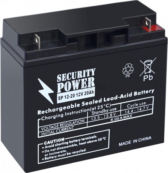 Аккумулятор для ИБП SECURITY POWER SP 12-20 (8399)