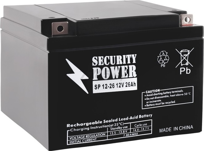 Аккумулятор для ИБП SECURITY POWER SP 12-26 (7463)