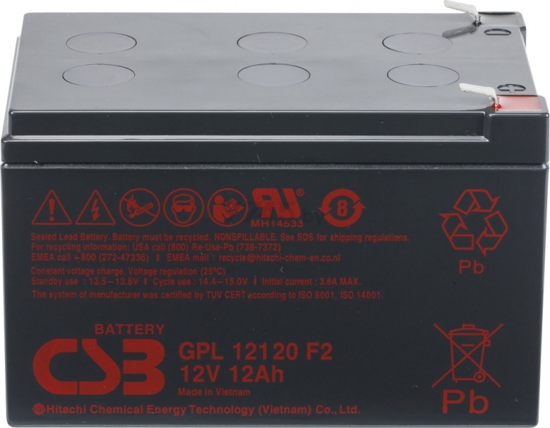 Аккумулятор для ИБП CSB GPL 12120 (8034)