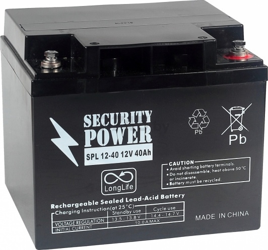 Аккумулятор для ИБП SECURITY POWER SPL 12-40 (7464)