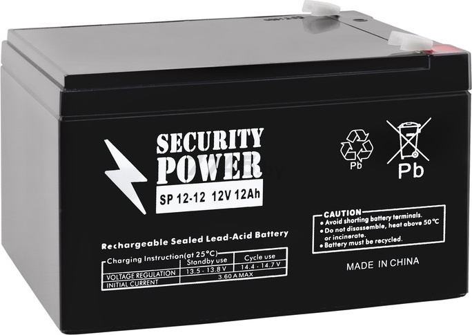 Аккумулятор для ИБП SECURITY POWER SP 12-12 F1 (7461)