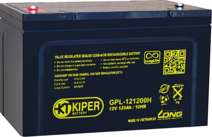 Аккумулятор промышленный KIPER GPL-121200H (8435)