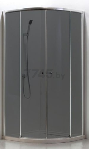 Уголок душевой ADEMA Glass Line MD2142 80x80 тонированное стекло (000000872)